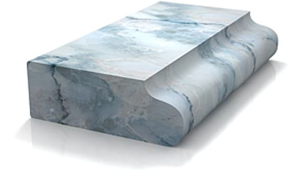Ogee Bullnose edge profile
