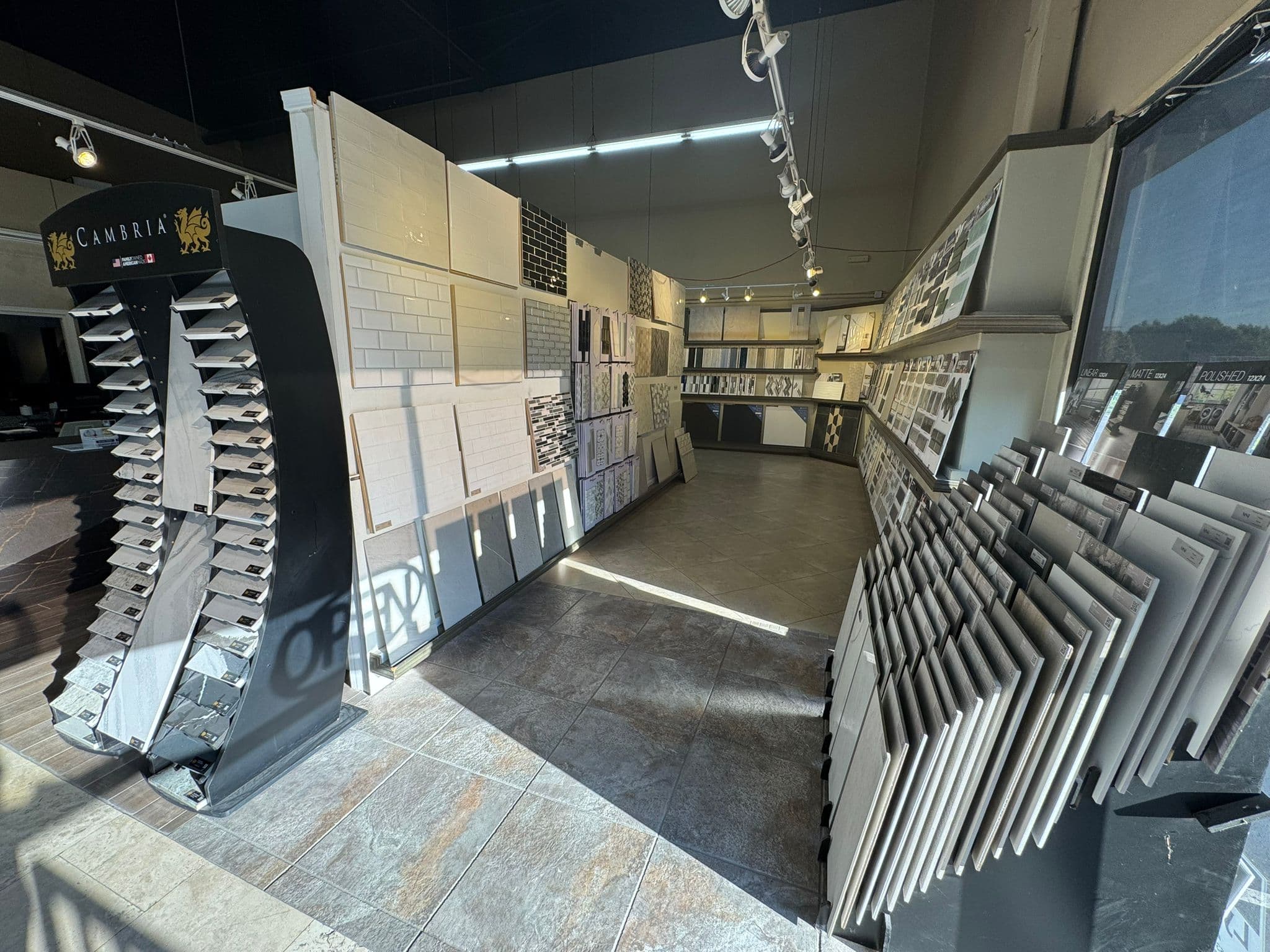 Showroom display area