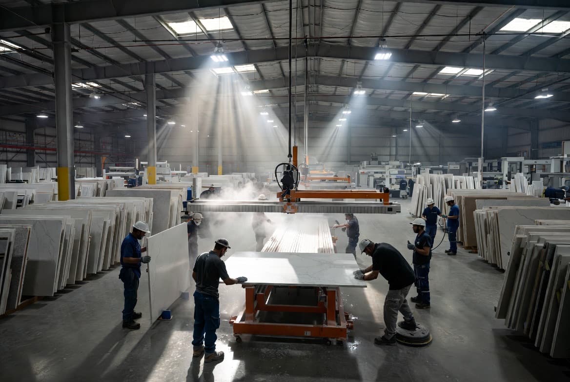 GraniteTop fabrication shop